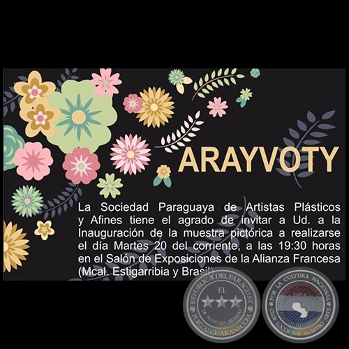 AraYvoty - Muestra pictrica - Martes 20 de Setiembre de 2016